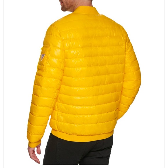 Yellow Guess Puffer - Picture 3 of 5